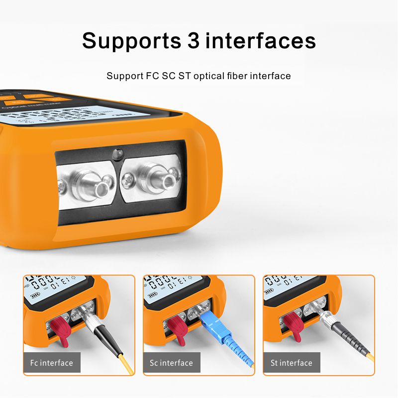 Y3 4 In 1 Mini Fiber Optic Multimeter 15km visual fault locator wish Network Cable Tester Multifunction Optical Power Meter