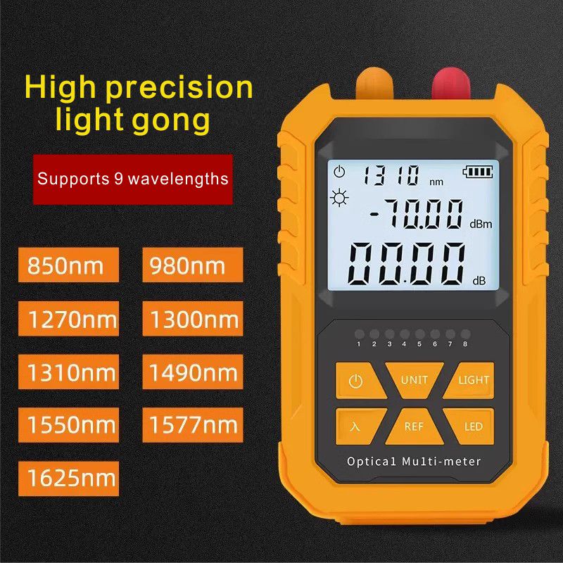 Y3 4 In 1 Mini Fiber Optic Multimeter 15km visual fault locator wish Network Cable Tester Multifunction Optical Power Meter