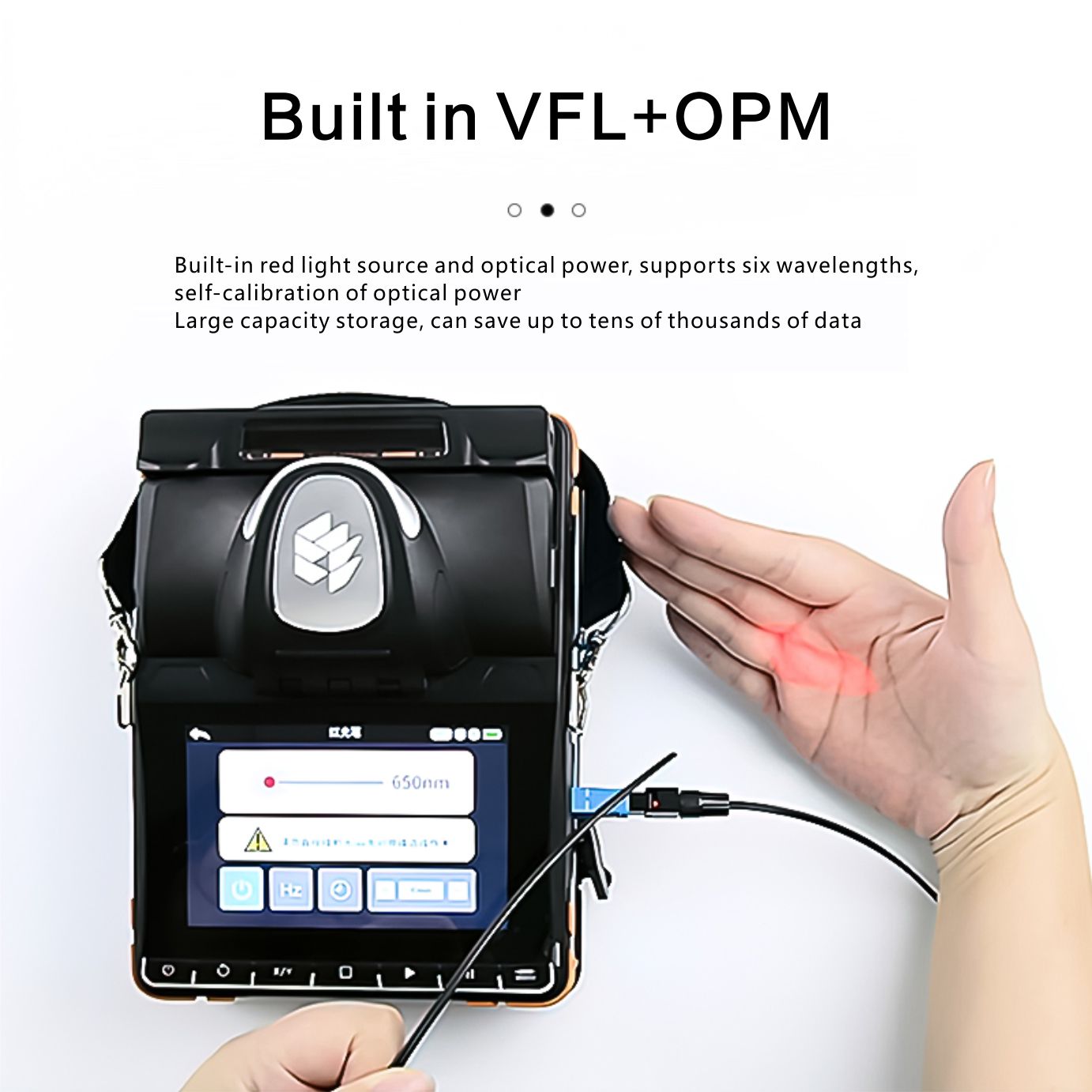 2024 Ftth optical fiber Fusion Splicer built-in VFL OPM 6 Motor K5 splicer fiber optic equipment soudeuse optique ftth
