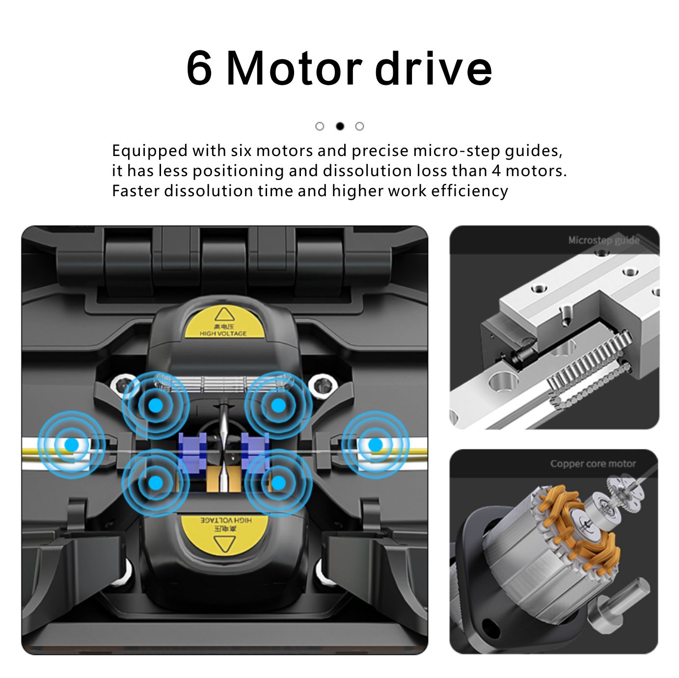 2024 Ftth optical fiber Fusion Splicer built-in VFL OPM 6 Motor K5 splicer fiber optic equipment soudeuse optique ftth