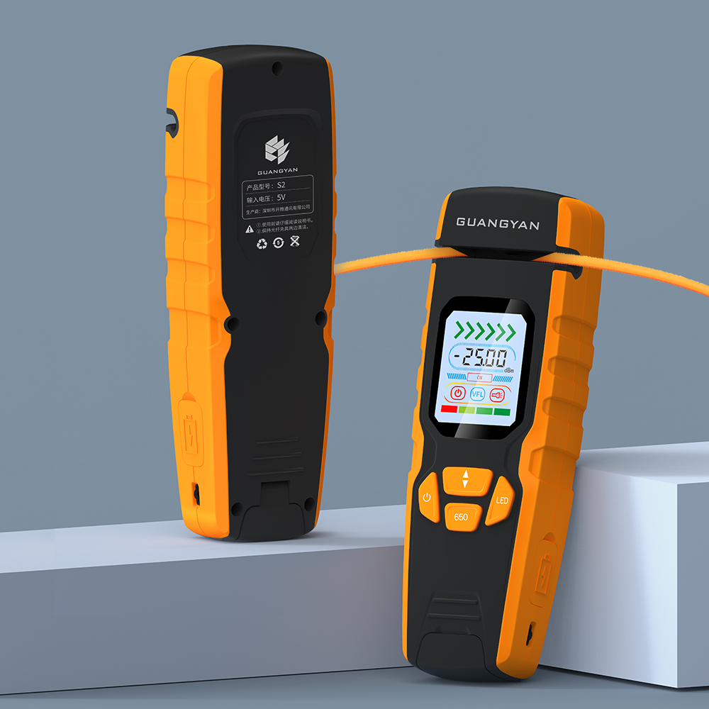 GUANGYAN S2 Optical fiber identifier ftth fiber optic equipment visual fault locater OFI live fiber identifier