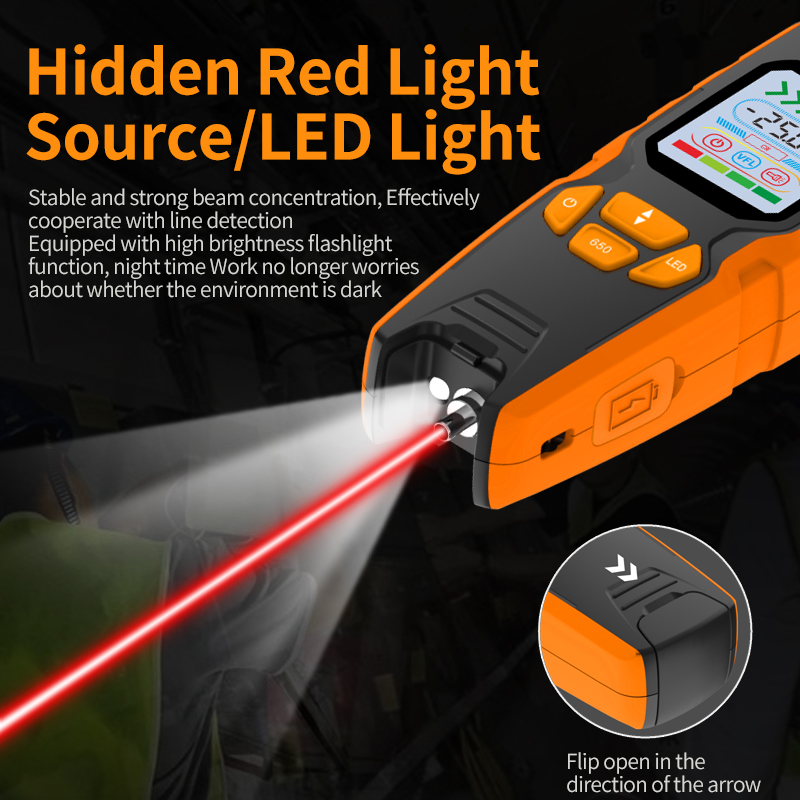 GUANGYAN S2 Optical fiber identifier ftth fiber optic equipment visual fault locater OFI live fiber identifier