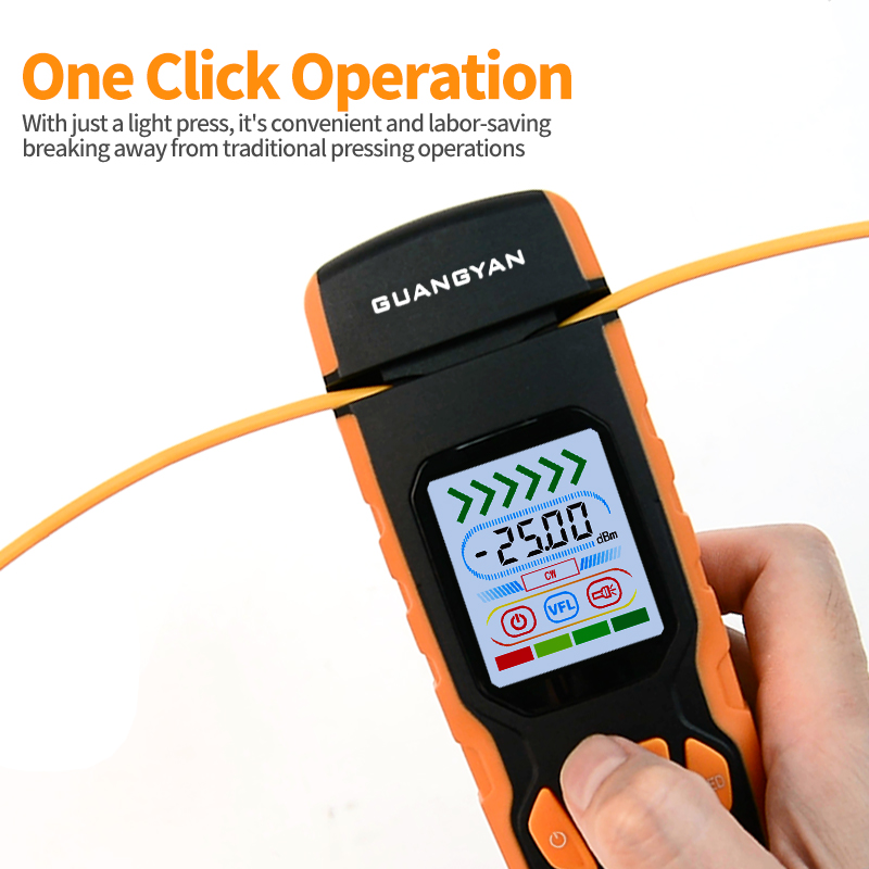 GUANGYAN S2 Optical fiber identifier ftth fiber optic equipment visual fault locater OFI live fiber identifier