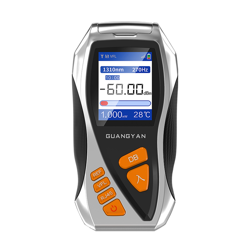 GUANGYAN Y9 New 4 In 1 fiber optic equipment VFL 1mW Rj45 Cable Tester all-in-one Mini OPM ftth optical fiber meter