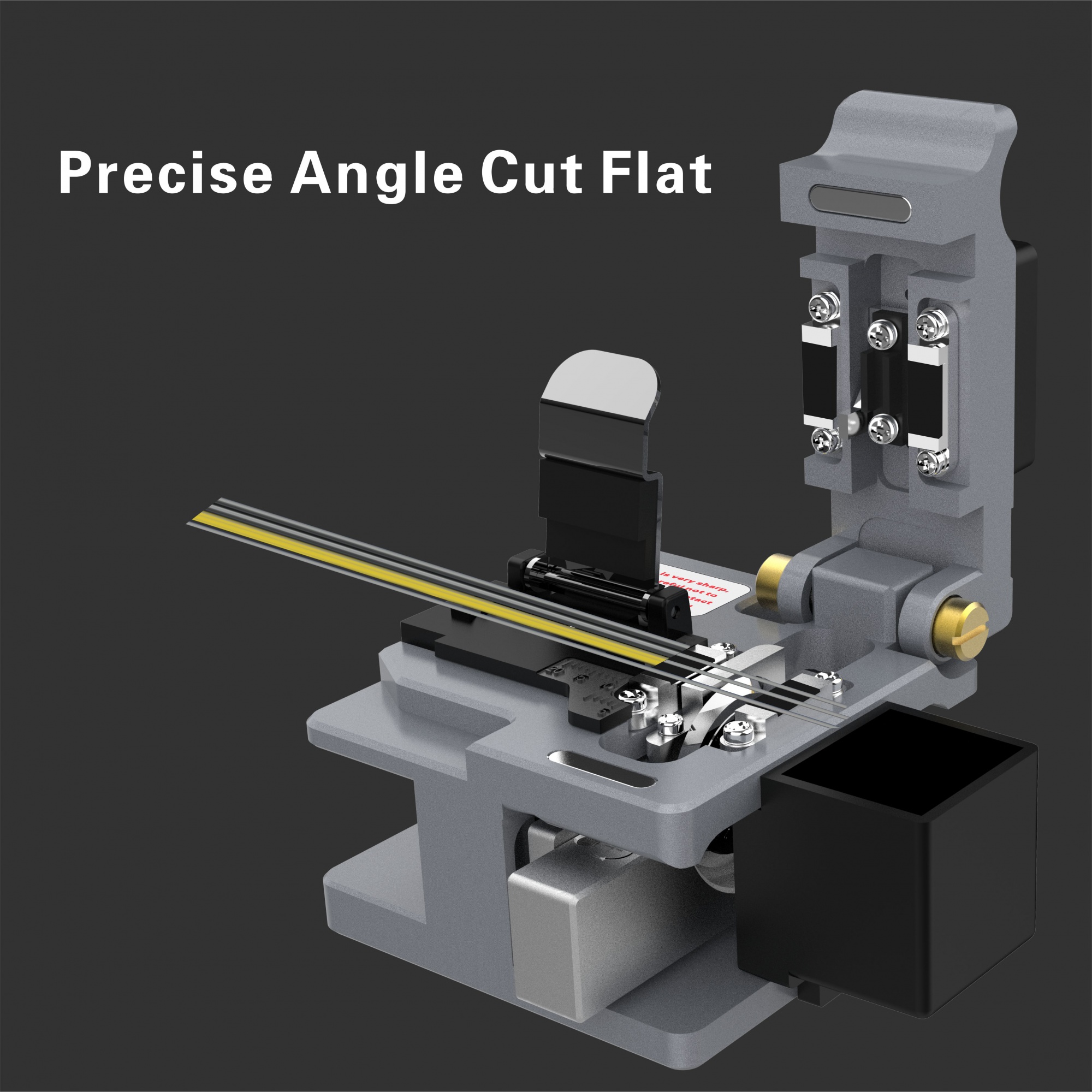 New Q1 High Quality optical fiber cutter tool fiber optic equipment FTTH Hot Melt Cold Splicing Fiber Optic Cleaver