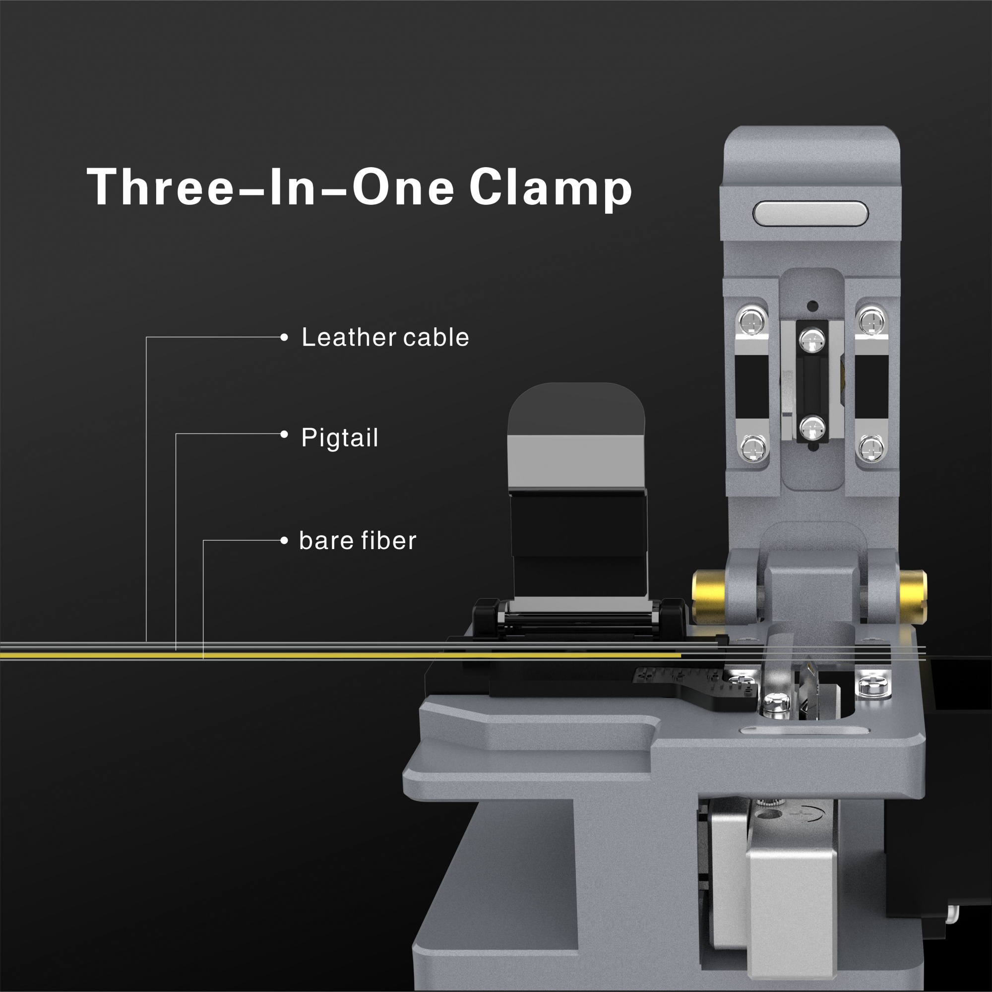 New Q1 High Quality optical fiber cutter tool fiber optic equipment FTTH Hot Melt Cold Splicing Fiber Optic Cleaver
