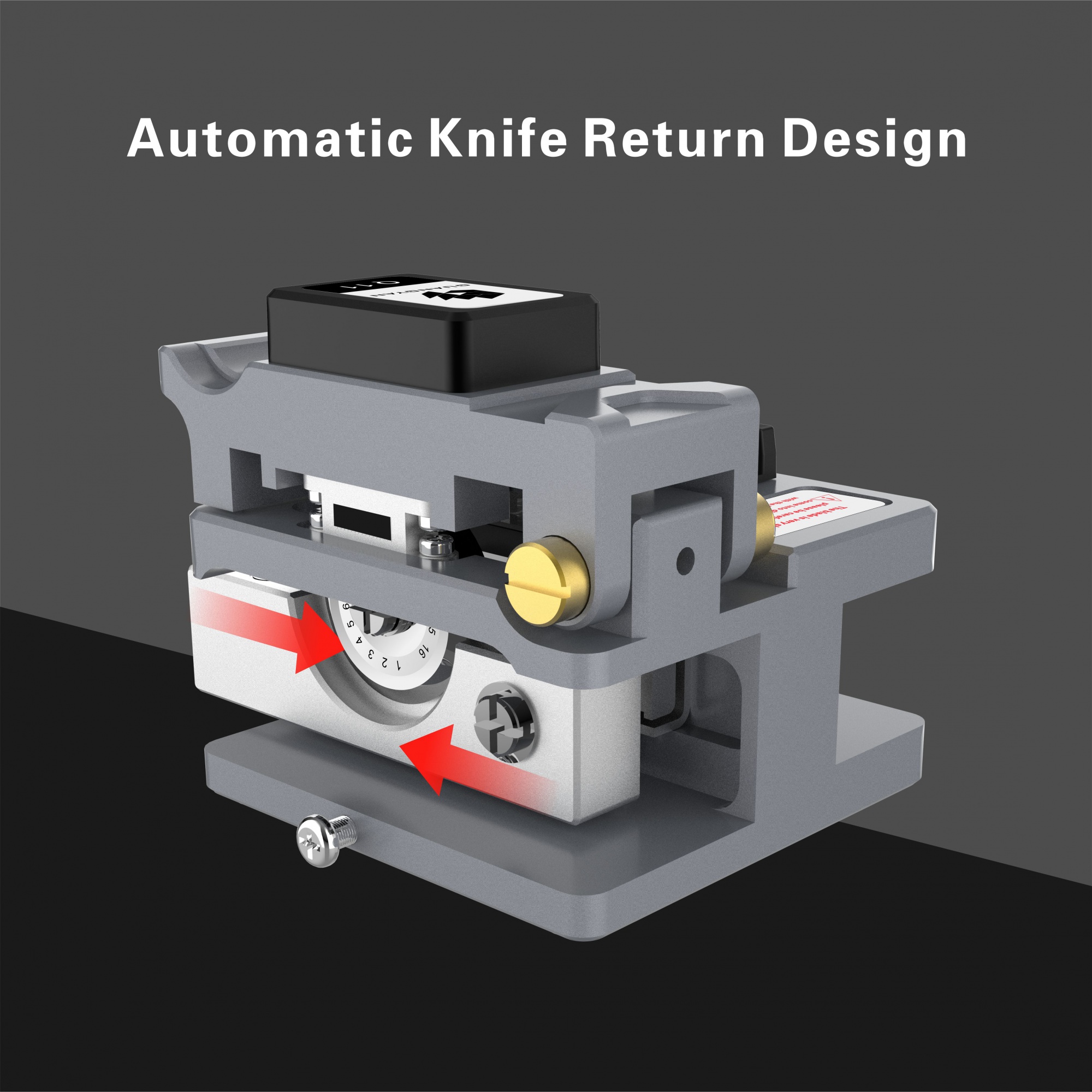 New Q1 High Quality optical fiber cutter tool fiber optic equipment FTTH Hot Melt Cold Splicing Fiber Optic Cleaver