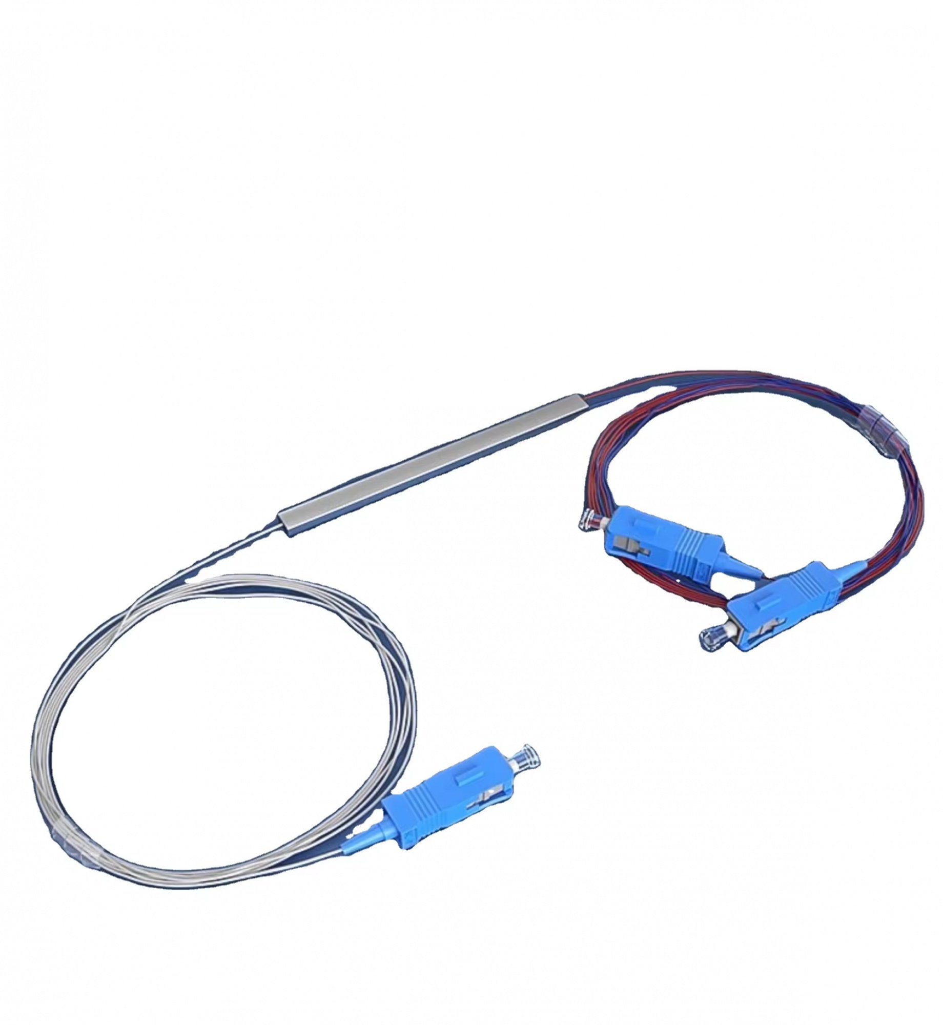 Hot sell Fiber Optic Mini PLC Splitter 1X2 UPC/APC Connector Fbt Mini Module PLC Splitter