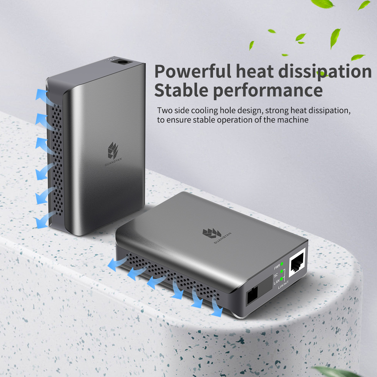 10/100Mbps Optical transceiver RJ45 SC connector Fiber Transceiver SM Single 20-120KM fiber optic media converter