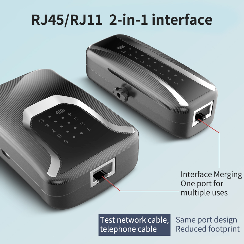RJ11 4 core telephone line/2 core telephone lineRJ45 shielded network cable/unshielded network cable