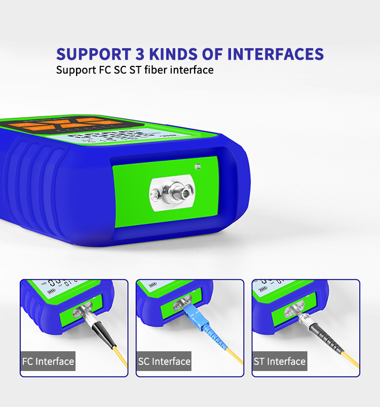 Hot Sale Handheld Mini Optical Power Meter G5-D Network Fiber Optic Cable tester Multimeters OPM fiber optic power meter