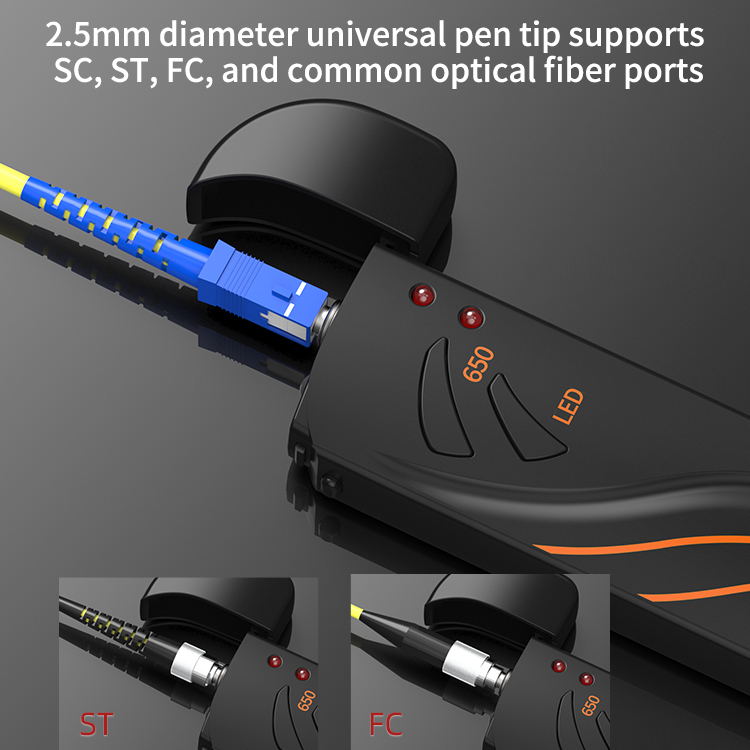 New High Power 30mW fiber optic tester Pen B3A-30 fiber optic equipment Red Laser VFL 30KM FTTH visual fault locator