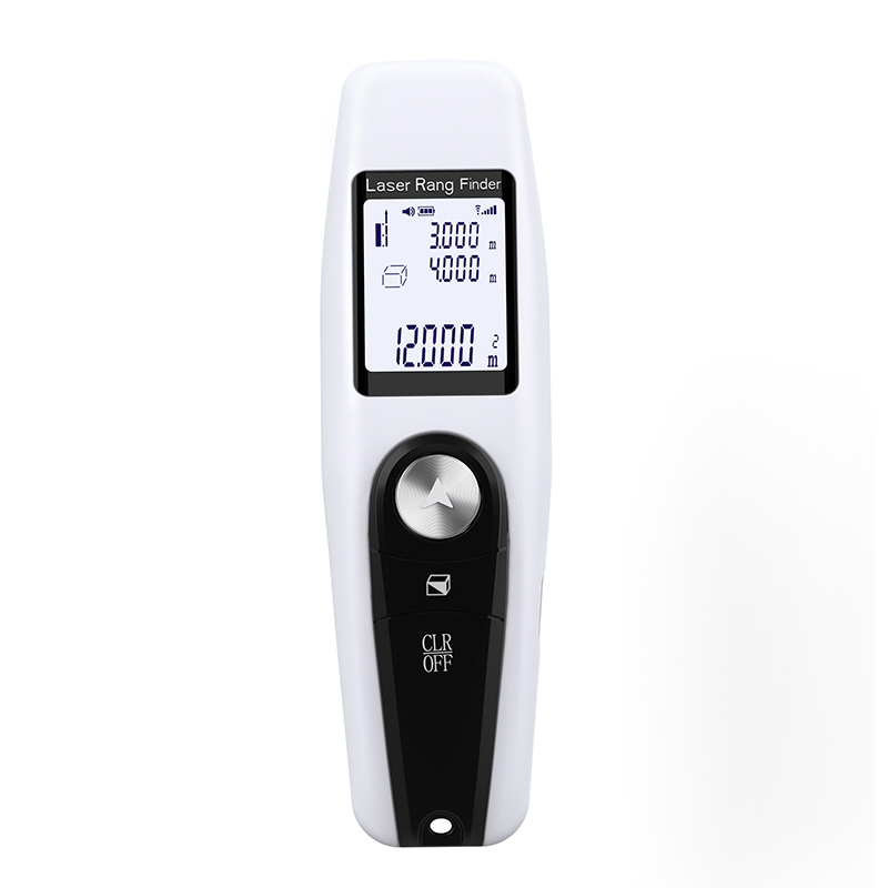 GUANGYAN  Mini laserDistance Meter 40m Portable Handle Digital Measure Tool Silver Range Finder