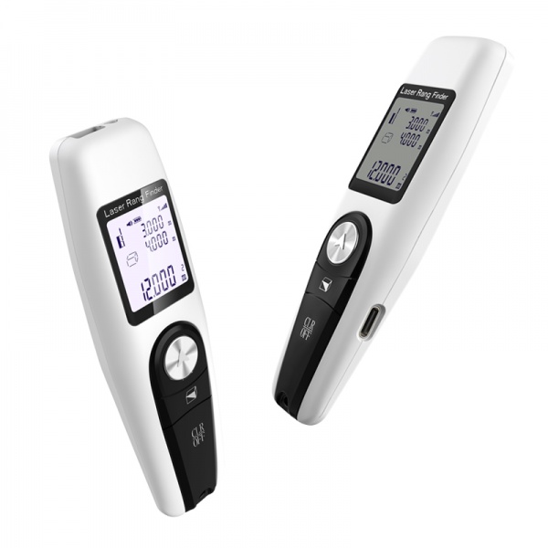 GUANGYAN  Mini laserDistance Meter 40m Portable Handle Digital Measure Tool Silver Range Finder